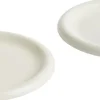 Tallerkener<Hay Barro Plate-Set of 2-Ø24-Off-white