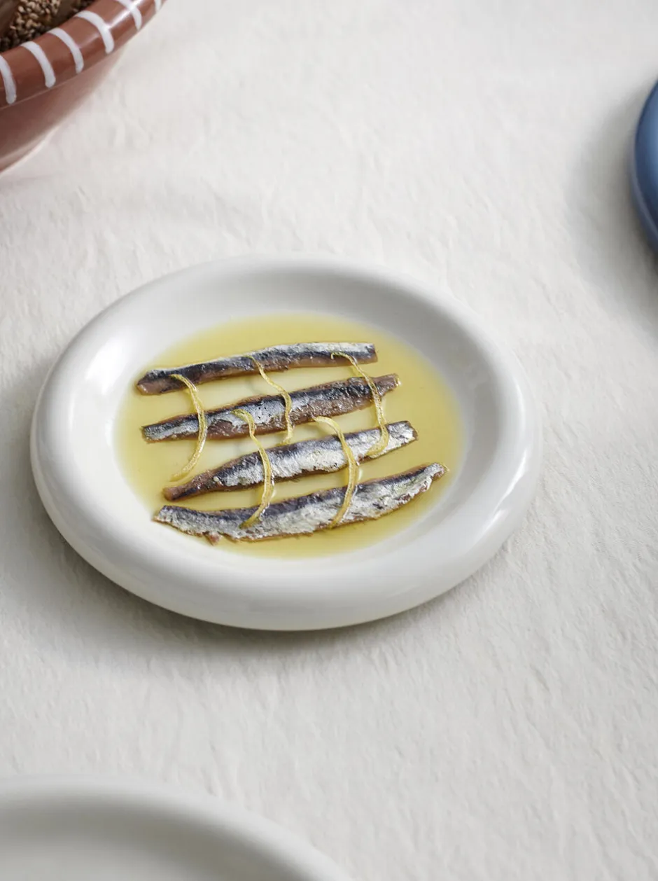 Tallerkener<Hay Barro Plate-Set of 2-Ø18-Off-white