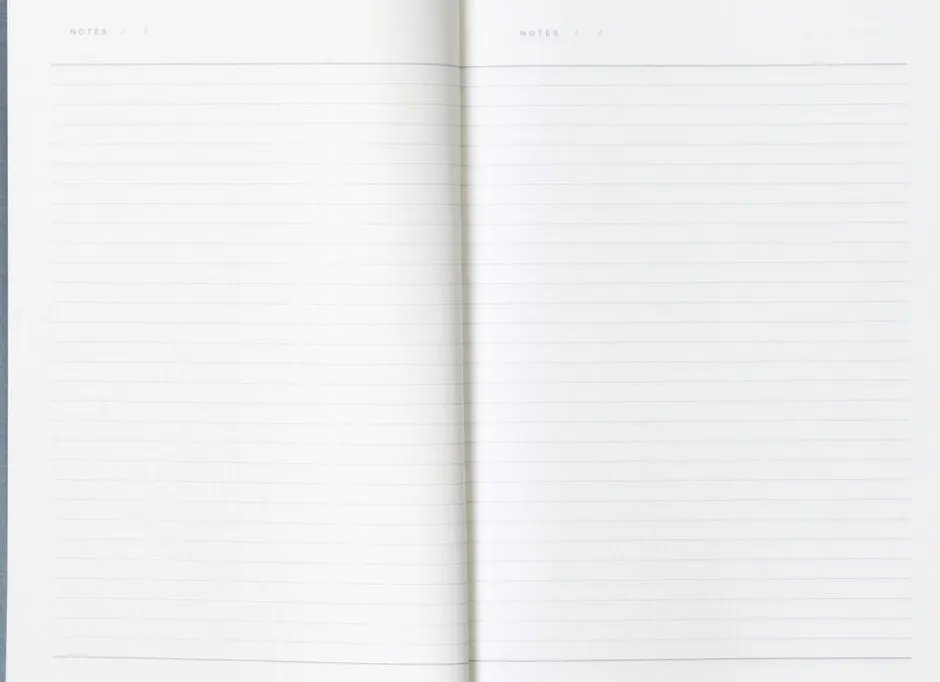 Kontorartikler<Notem BEA, Notebook med elastik bånd, Dark blue
