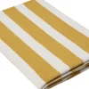 Håndklæder<Magasin du Nord Collection Beach towel 100x180 old gold/starwhite stripe GOTS