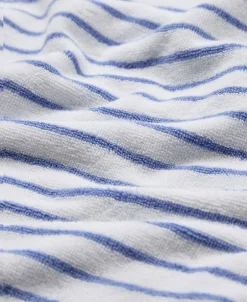 Håndklæder<Magasin du Nord Collection Beach towel 100x180cm smal strib lyseblå GOTS