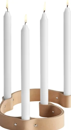 Adventsstager<Ekta Living Belt 4 candles, Nature