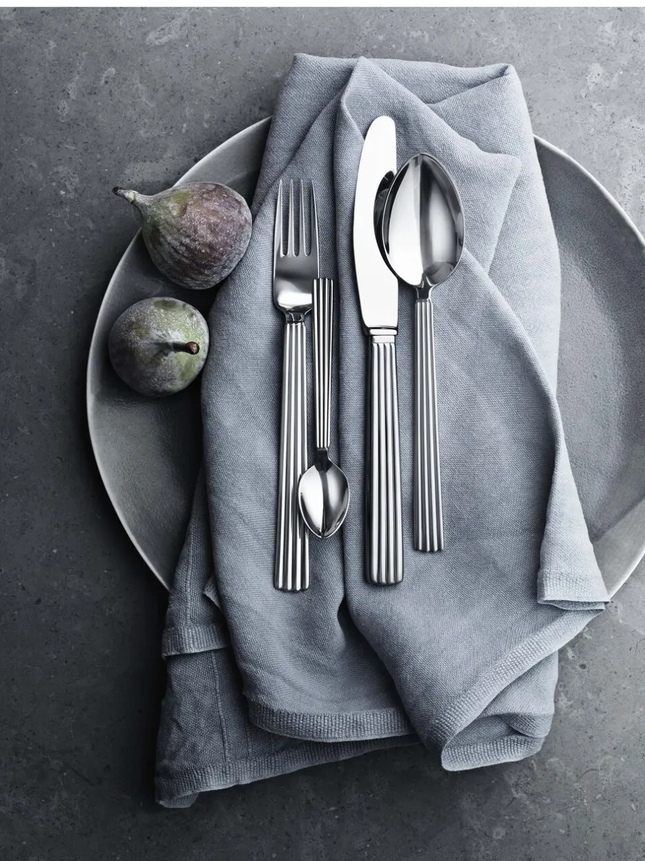 Bestik<Georg Jensen Bernadotte bestiksæt 4 dele