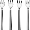 Bestik<Georg Jensen BERNADOTTE CAKE FORK GIFTBOX SET SS 4 PCS
