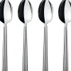 Bestik<Georg Jensen BERNADOTTE DESSERT SPOON GIFTBOX SS 4 PCS