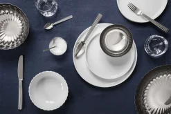 Tallerkener<Georg Jensen BERNADOTTE LUNCH/SALAD PLATE PORCELAIN 200 MM