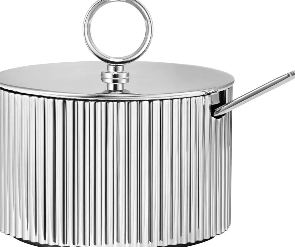 Tilbehør Til Bordet<Georg Jensen BERNADOTTE SUGAR BOWL STAINLESS STEEL INCL. SPOON