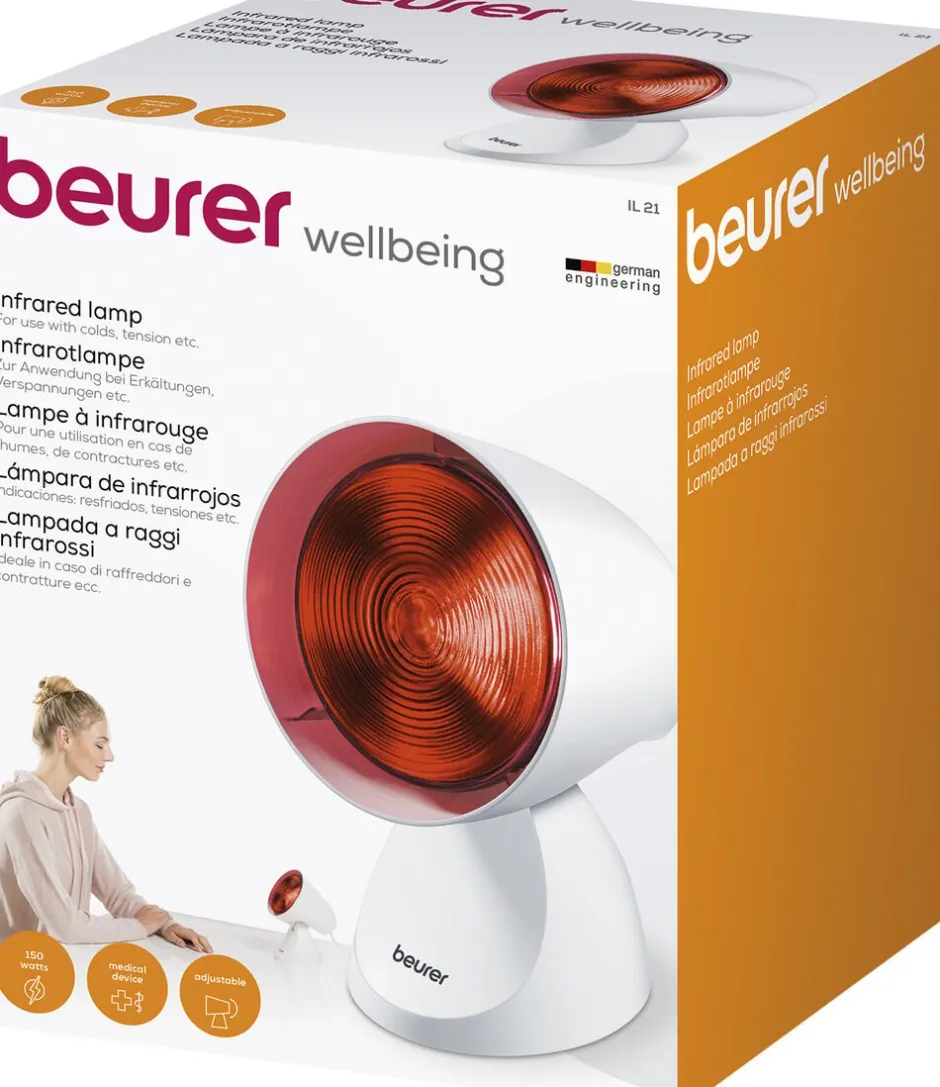 Elektronik<Beurer IL21 infrarød varmelampe