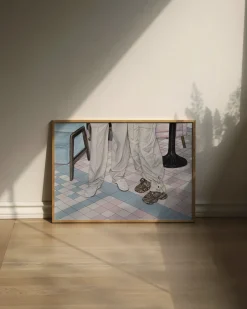 Plakater & Rammer<Poster & Frame Bille Who - Side by Side Flerfarvet