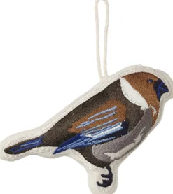 Juletræspynt<Broste Copenhagen Bird Broderet juletræspynt