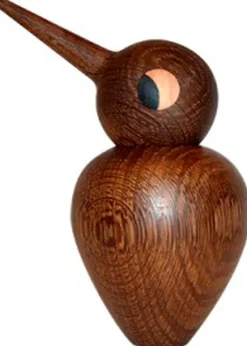 Figurer & Skulpturer<Architectmade Bird lille egetræ røget