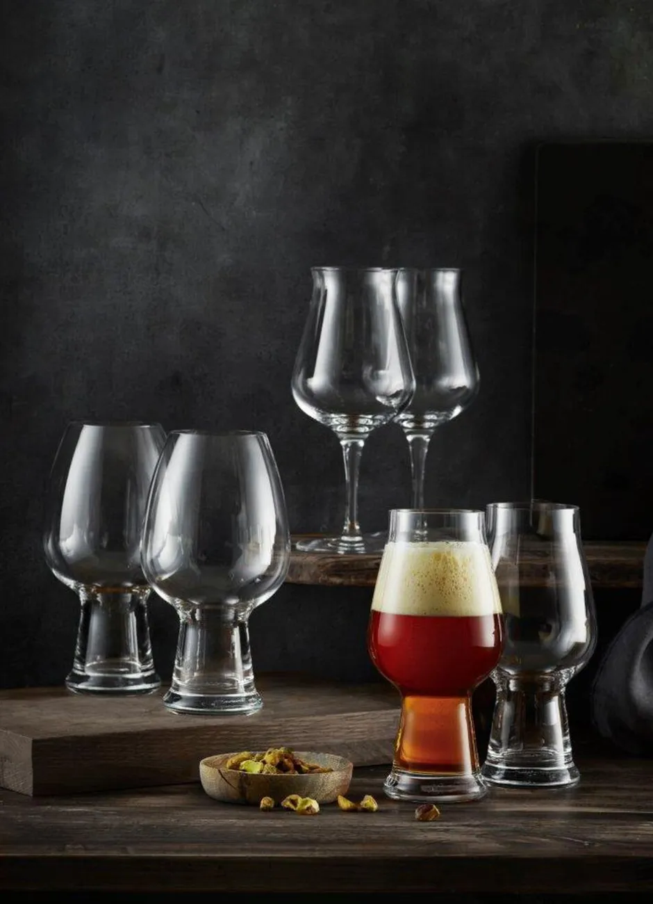 Glas<Luigi Bormioli Birrateque ølglas-sæt 6 stk.