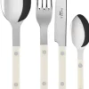 Bestik<Sabre Paris Bistrot Solid / 4 pieces cutlery set / Ivory