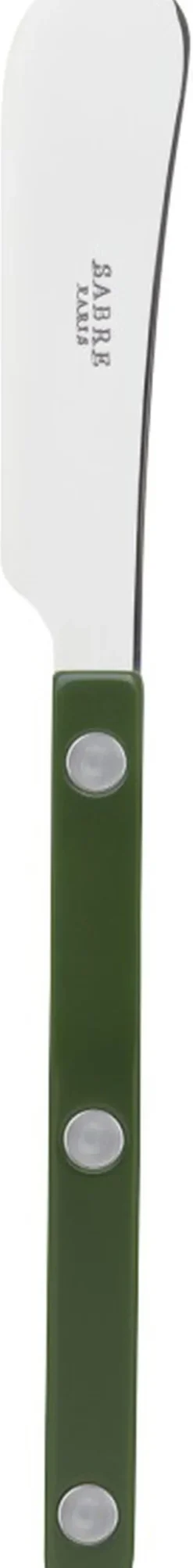 Bestik<Sabre Paris Bistrot Solid / Butter spreader / Green