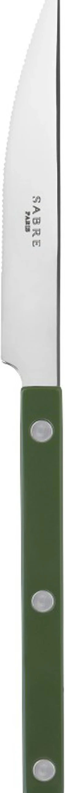 Bestik<Sabre Paris Bistrot Solid / Dinner knife / Green