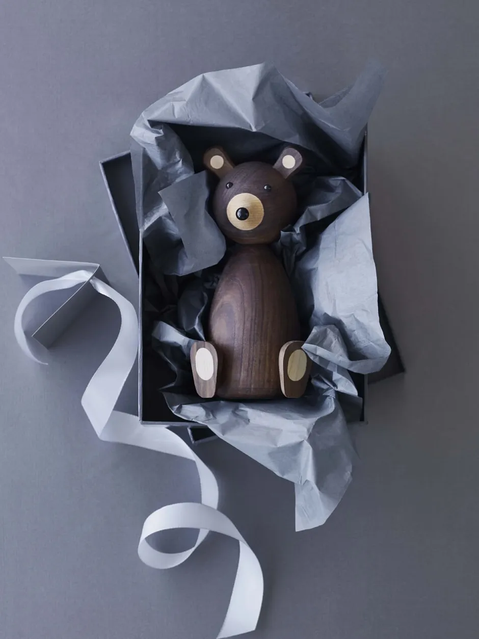 Figurer & Skulpturer<Lucie Kaas Bjørn amerikansk valnød