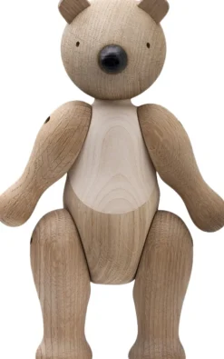 Figurer & Skulpturer<Kay Bojesen Bjørn mellem ubehandlet eg