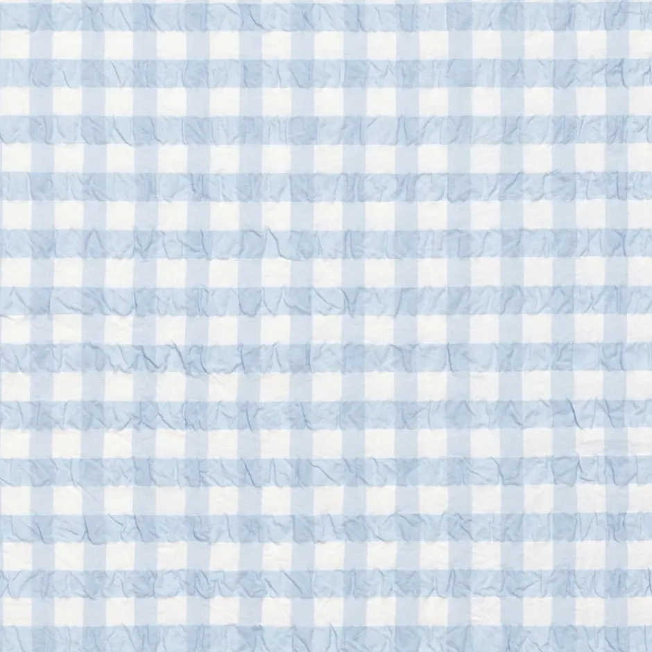 Sengetøj & Lagner<Juna Bæk&Bølge Sengetøj lys blå/hvid 140x220 cm DK