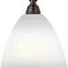 Væglamper<Gubi BL7 Wall Lamp - Ø16 - Black Brass base
