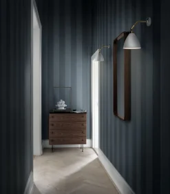 Væglamper<Gubi BL7 Wall Lamp - Ø16 - Black Brass base