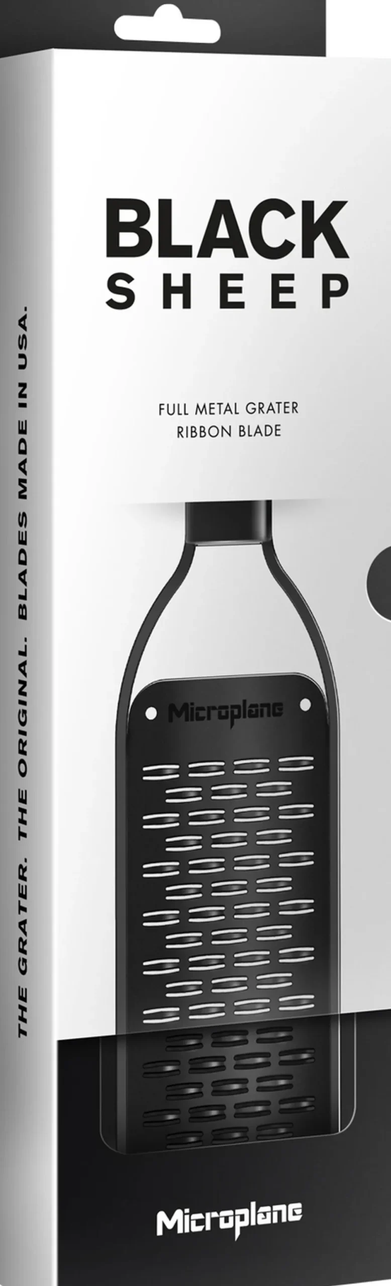 Køkkenartikler<Microplane Black Sheep rivejern medium ribbe