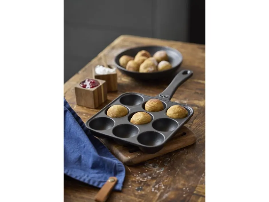 Gryder & Pander<Holm Æbleskivepande 9 huller