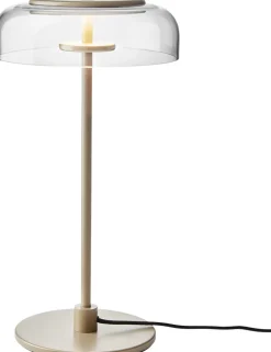 Bordlamper<Nuura Blossi Table, nordic gold / clear