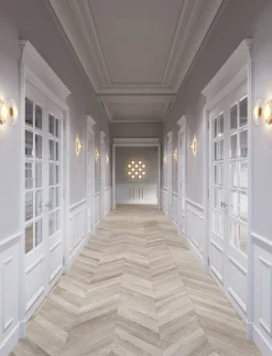 Væglamper<Nuura Blossi Wall, nordic gold / clear