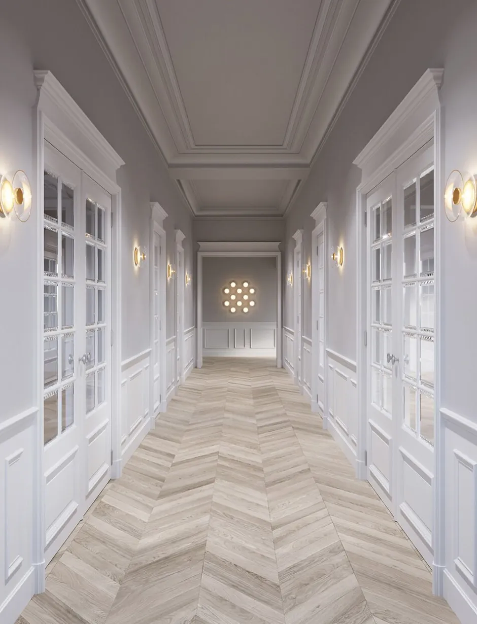 Væglamper<Nuura Blossi Wall, nordic gold / clear