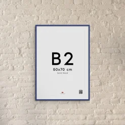 Plakater & Rammer<Poster & Frame Wood Blue