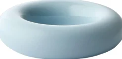 Lys & Lysestager<Studio About BOB CANDLE HOLDER, LARGE, LIGHT BLU
