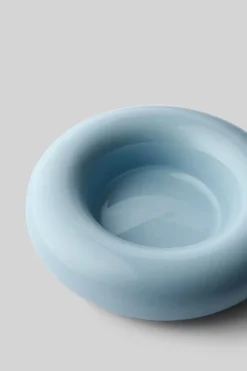 Lys & Lysestager<Studio About BOB CANDLE HOLDER, LARGE, LIGHT BLU
