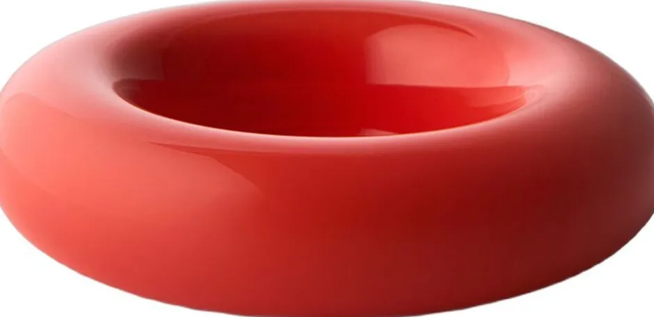Lys & Lysestager<Studio About BOB CANDLE HOLDER, LARGE, RED