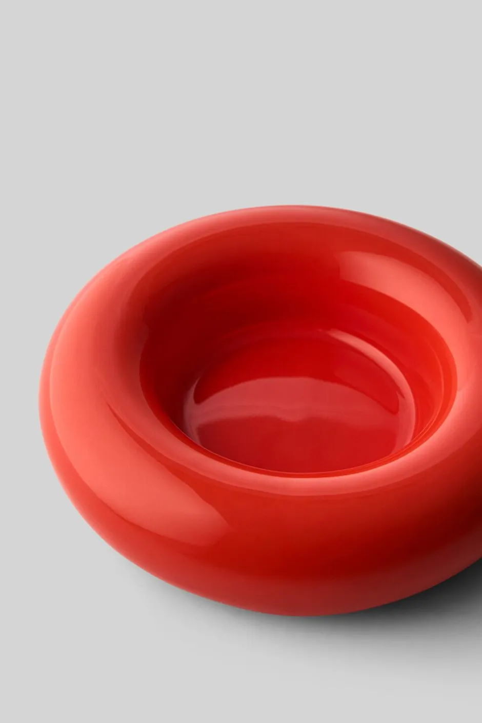 Lys & Lysestager<Studio About BOB CANDLE HOLDER, LARGE, RED