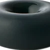 Lys & Lysestager<Studio About BOB CANDLE HOLDER, SMALL, DARK GREE