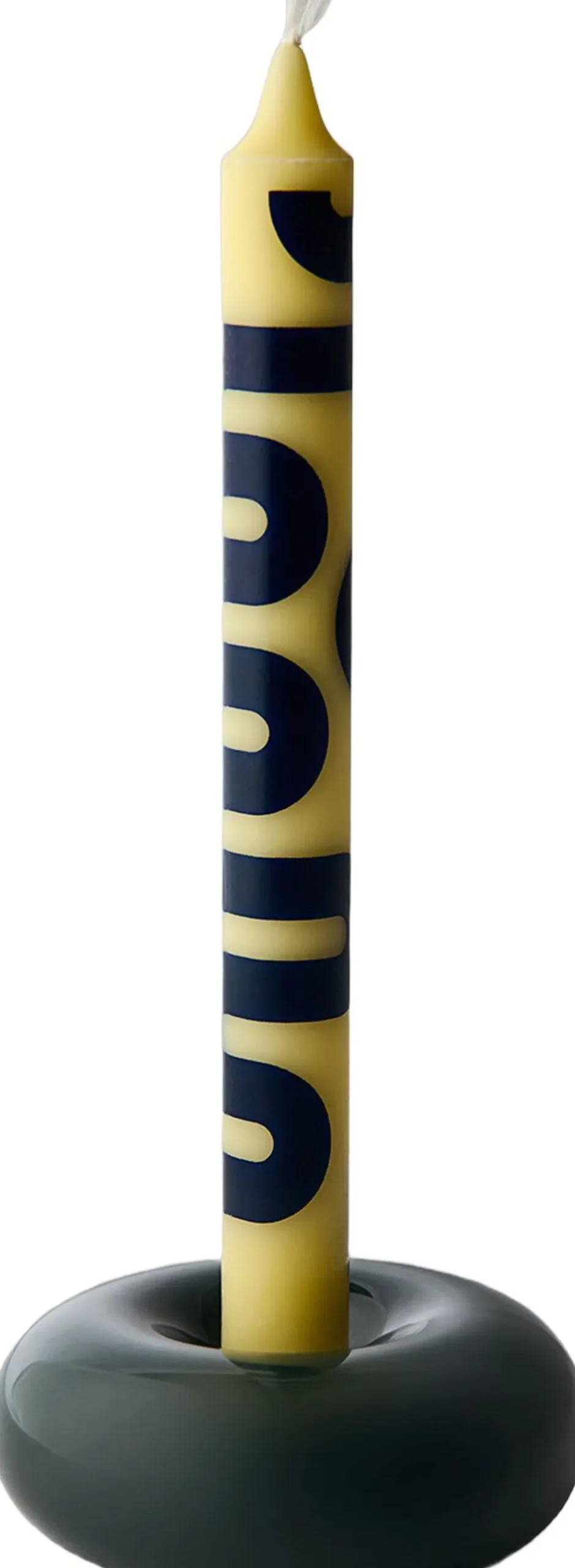 Lys & Lysestager<Studio About BOB CANDLE HOLDER, SMALL, DARK GREE