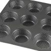 Bageartikler<Blomsterberg Bolleform 32x30x3,2cm carbon stål