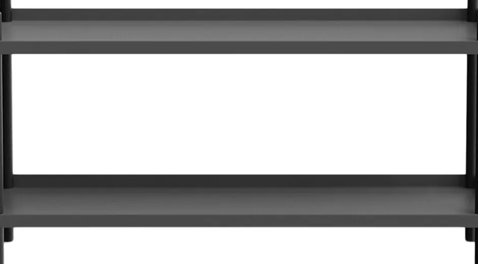 Møbler<NINE BOLT Shelving 1000 - 2 shelves Oak Black Anthracite