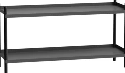 Møbler<NINE BOLT Shelving 1000 - 2 shelves Oak Black Anthracite