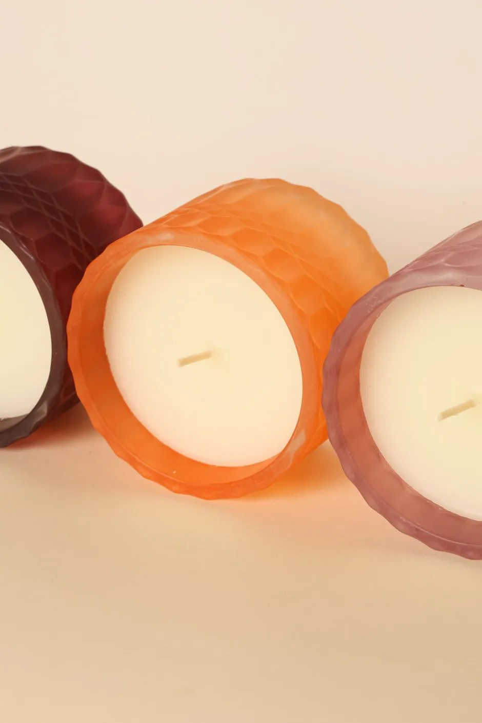 Opbevaring<AU Maison Bonbonniere, orange/pink, 8,5xø9 cm