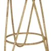 Møbler<Ib Laursen Bord rund m/3 ben rattan