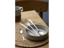 Bestik<Gense Bordgaffel Steel Line 19,8 cm Blankt stål