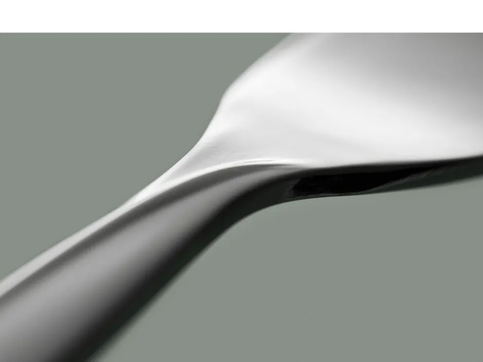 Bestik<Gense Bordgaffel Twist 19,4 cm Blankt stål