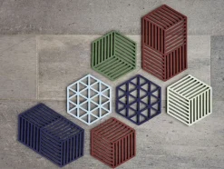 Tilbehør Til Bordet<Zone Bordskåner Hexagon Burgundy L24