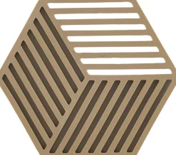 Tilbehør Til Bordet<Zone Bordskåner Hexagon Dark Camel