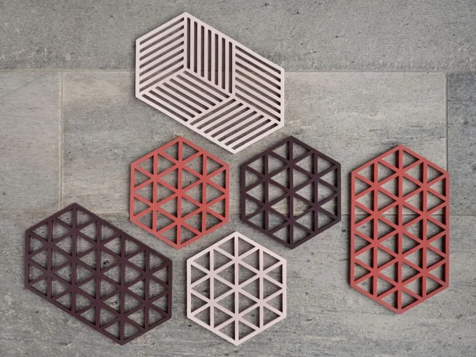 Tilbehør Til Bordet<Zone Bordskåner Triangles Burned Red