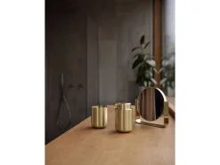 Spejle<Zone Bordspejl m. 5 x forstørrelse Ume Brass finish