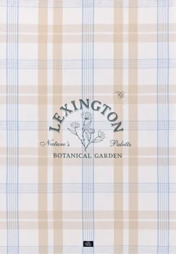 Tekstiler Til Køkkenet<Lexington Botanical Checked Org Cotton Kitchen Towel White/beige/blue