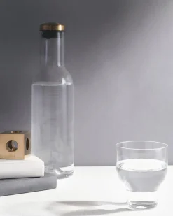 Karafler & Kander<Audo Copenhagen Bottle Carafe, 1 L, Clear/Steel