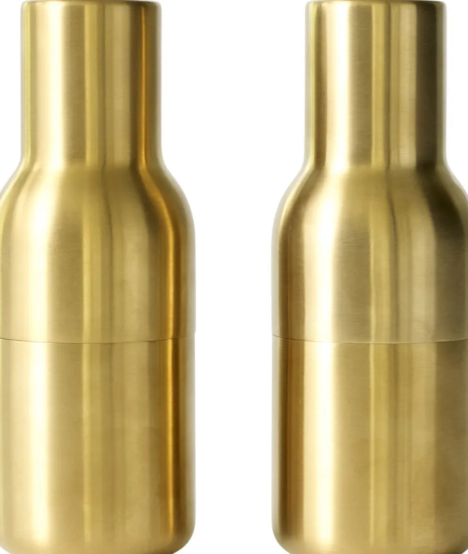 Køkkenartikler<Audo Copenhagen Bottle Grinder, Brushed Brass, Waln